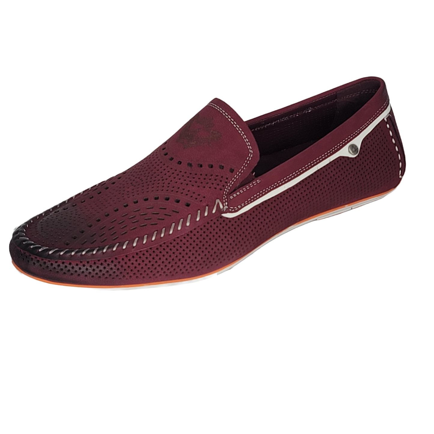 BOND DRIVING MOCCS | Nubuck Leather Driving Loafers – Small-Batch Edition (Wine & Black)