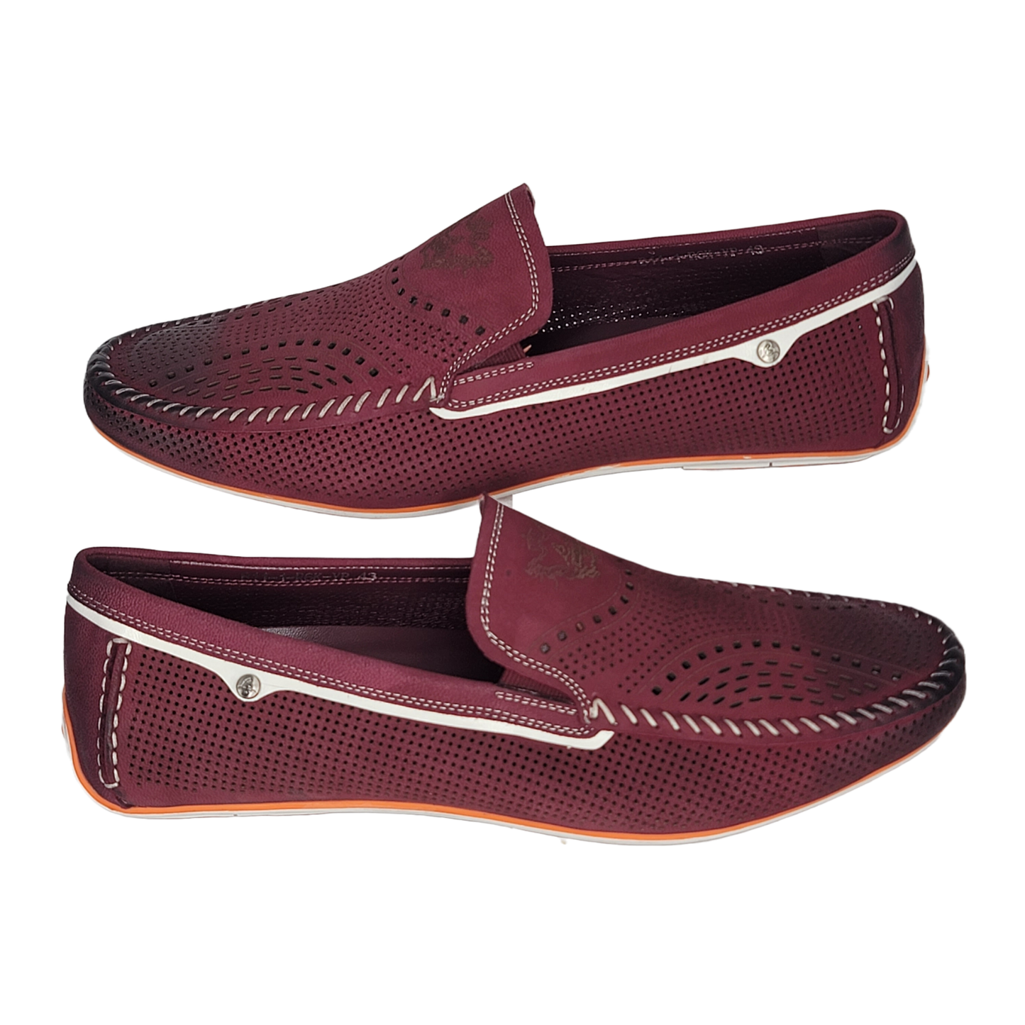 BOND DRIVING MOCCS | Nubuck Leather Driving Loafers – Small-Batch Edition (Wine & Black)