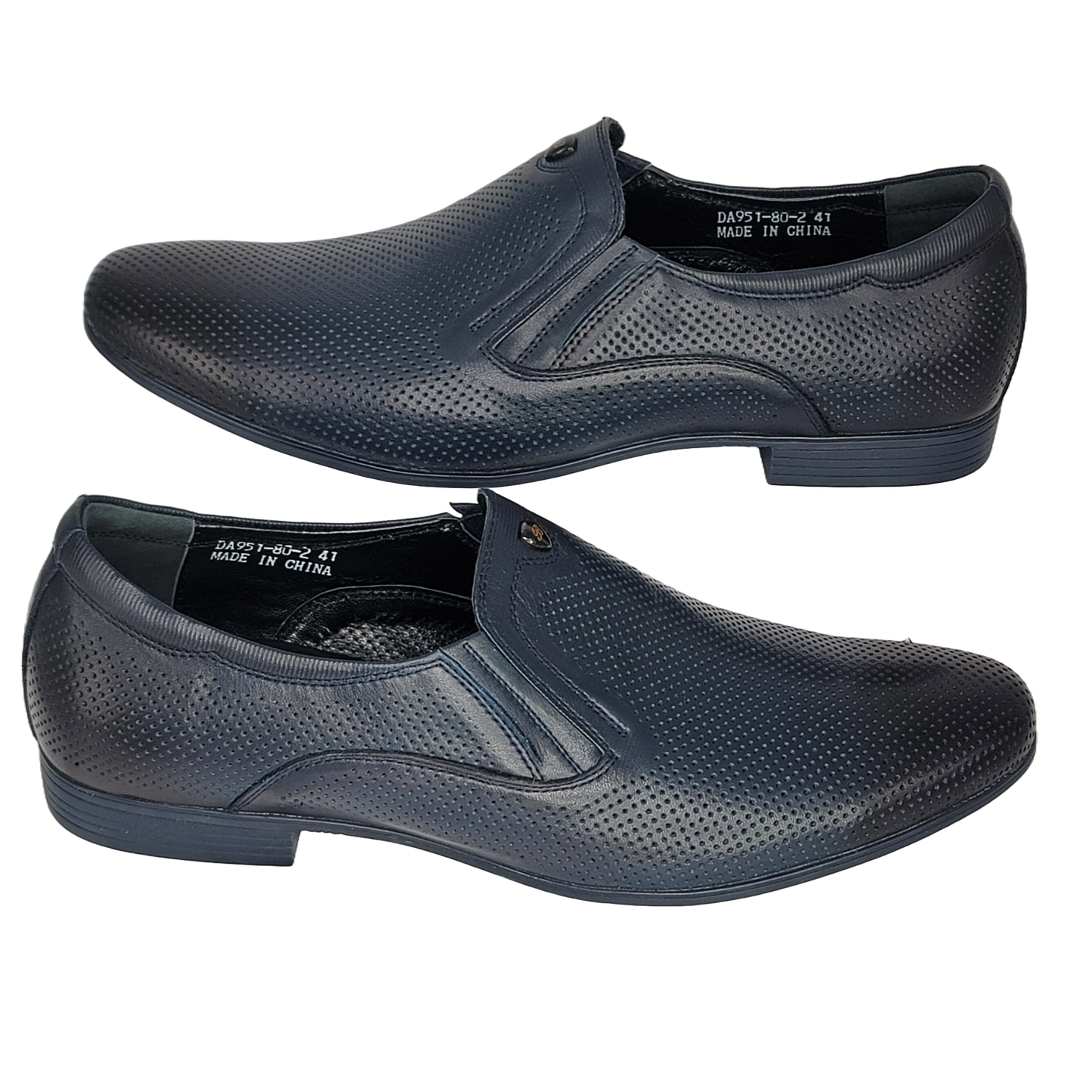 BOND DEEP BLUE | Luxury Nubuck Leather Slip-On – Limited Edition (Midnight Blue & Black)