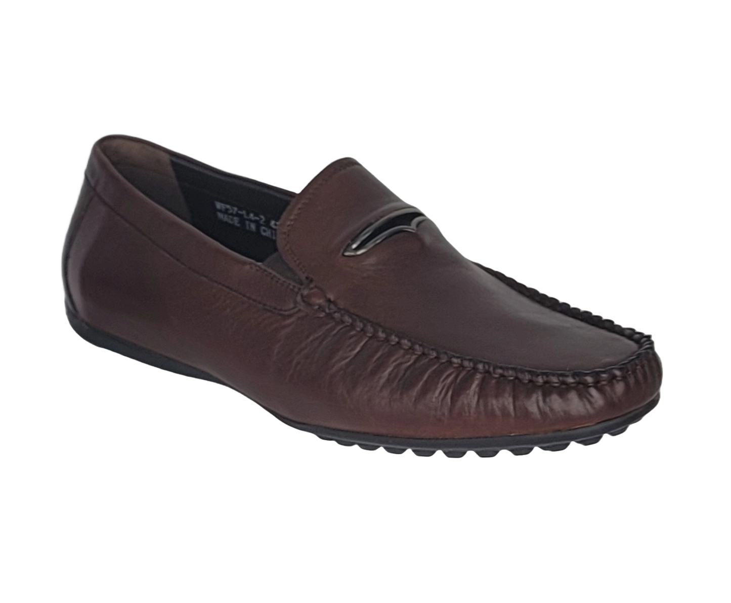 BOND MENSOLA Men's Leather Penny Loafer Driving Moccassin (Brown)